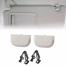 2 Set Gray Iron Sun Visor Cap Clip Retainer For Ford Fusion 2013 2014 2015 2016 2 Set Gray Iron Sun Visor Cap Clip Retainer For Ford Fusion 2013 2014 2015 2016