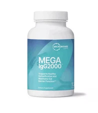 Microbiome Labs Mega IgG2000, Immunoglobulin Gut Support - 120 Caps - Free Ship