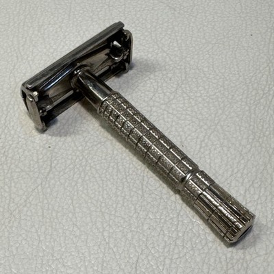 Vintage 1955 Gillette Flare Tip Super Speed DE Safety Razor A1