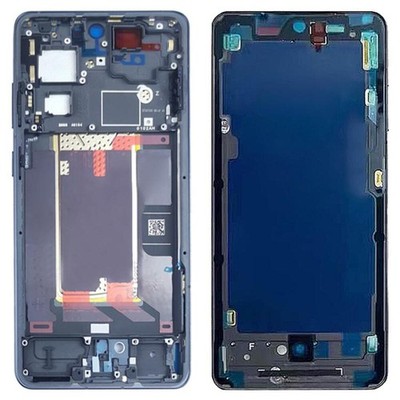 OnePlus Ace 5 PKG110 Middle Frame Bezel Plate - Titanium/Cyan