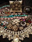 Rhinestone Costume Jewelry Lot Vintage To Modern High Quality Signed ART