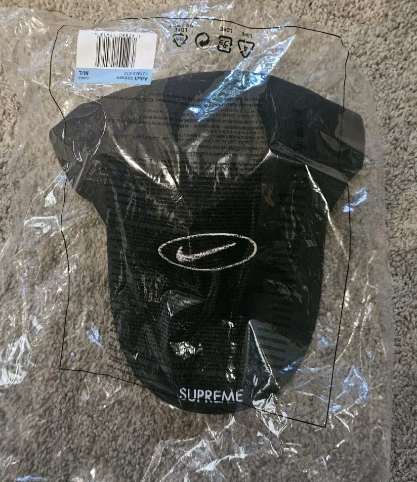 Casquette de course Supreme Nike logo poly maille SS25 noir taille unique