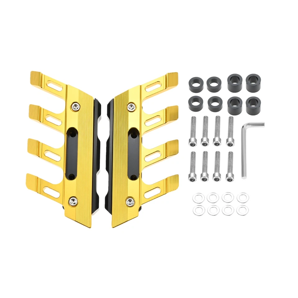 Capa protetora de substituição dourada para para para-lamas dianteiros de motocicleta para Suzuki Kawasaki - Imagem 2 de 4