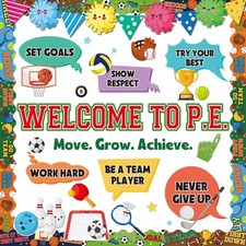 Shejdgart Sports Bulletin Board Decorations PE Physical Classroom Decor PE ...