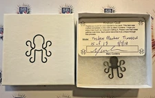 2018 Kraken Golf Timascus Kraken Ball Marker #/18 - Mint Condition