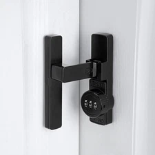 90 Degree Flip Latch Lock with Combination Lock for Barn Gate Garage Shed