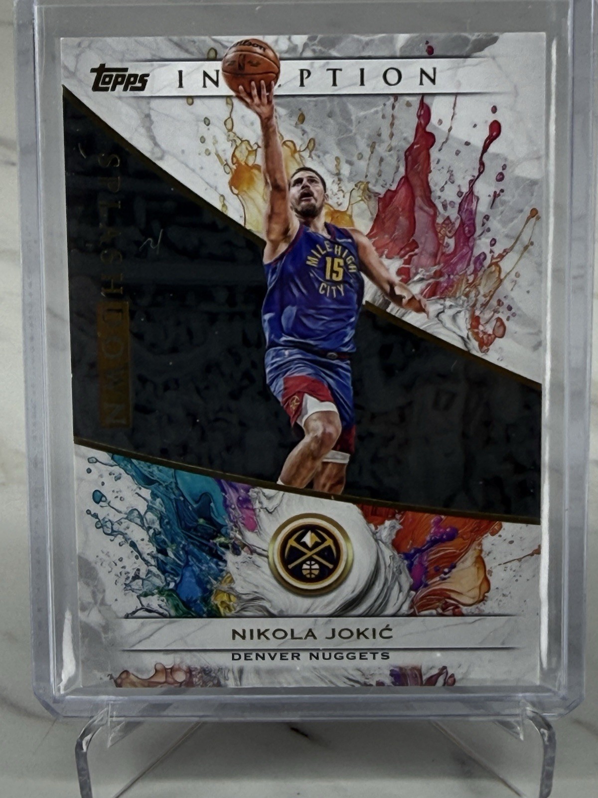 2025-26 Topps Inception Nikola Jokić splashdown SSP