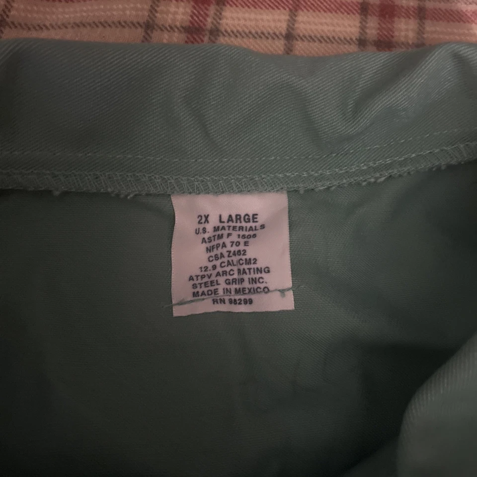 WESTEX INDURA FR (FIRE RESISTANT)  Green Jade JACKET NEW SIZE 2XL - Image 4 of 4