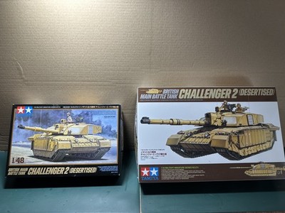 Main Battle Tank Challenger 2 (Desert) Tamiya im Maßstab 1:35 1/48 Top gebaut 
