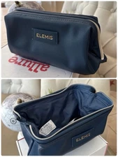 2 Elemis Makeup Travel Case Bag Zip Pouch Blue New As Shown G1