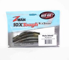 Zman Soft Bait Hula Stickz 4" 6/Pack Mud Minnow (1034)