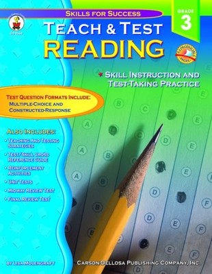 Teach & Test Reading Grade 3 - paperback Wolff, Jean