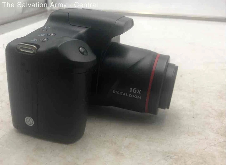 Black 16.0-Megapixel Auto Focus SLR Digital Camera and Macro Lens - Image 3 of 4