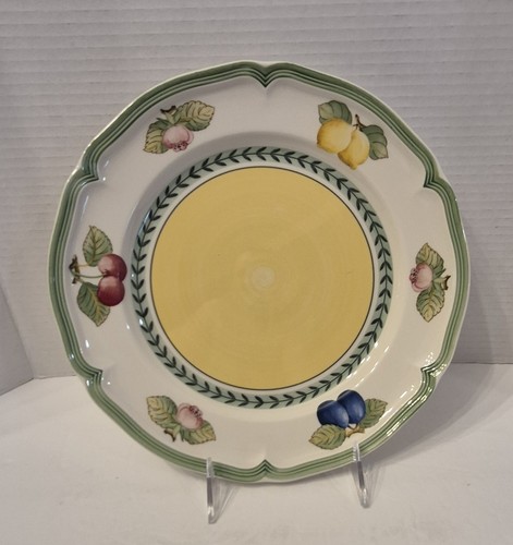Set Of 3 Villeroy & Boch French Garden Fleurence Dinner Plates 1748 Near MINT - Picture 2 of 5