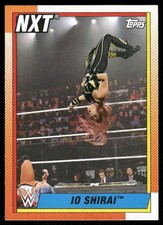 2021 Topps Heritage WWE #84 Io Shirai wrestling card