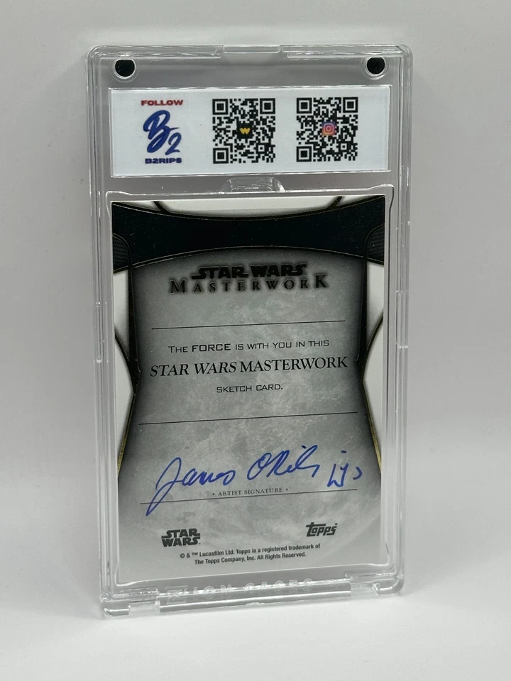 Topps Star Wars Masterwork Trooper Sketch by James O'Riley - Image 2 of 2