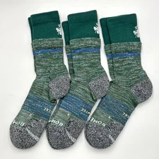 3 Pairs Bombas Women's Honeycomb Calf Socks Performance athletic Size Large