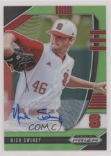 2020 Panini Prizm Draft Picks Lime Green 19/23 Nick Swiney #PDP67 Auto uk2