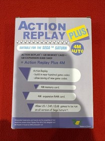 Action Replay 4M Auto Plus Ultimate enhancement Ram Card for Sega Saturn console