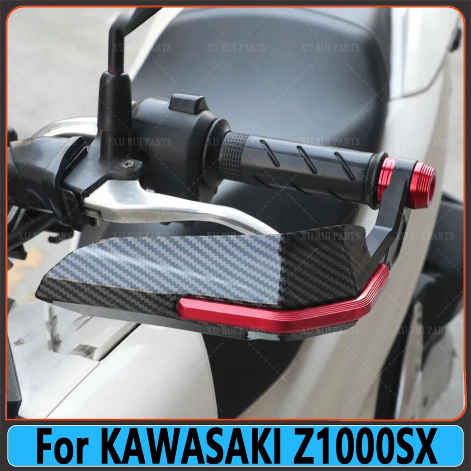 1Set For KAWASAKI Z1000SX Handguard Shield Hand Guard Protector Windshield NEW - Image 3 of 4