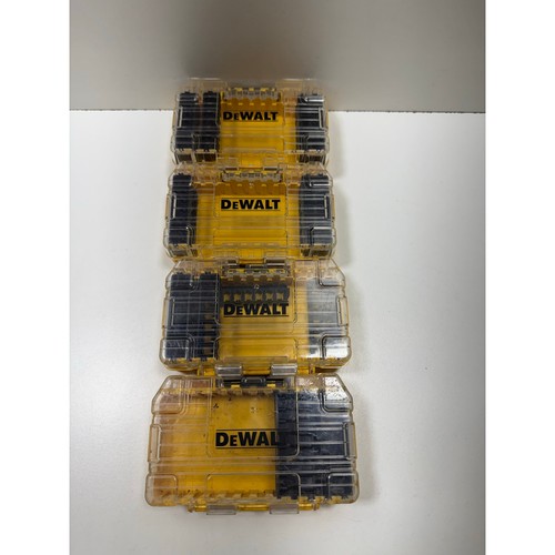 Dewalt Tough Case 6X3.5 Storage Bin Lot Of 4 Empty Box Storage Only Lot Of 4
