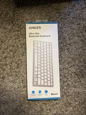 New Anker Ultra Slim Bluetooth Keyboard A7726 Apple  Android Compatible