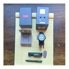 Green Bay Packers EDC lot. Timex Watch, Olight Pen, RIDGE key holder