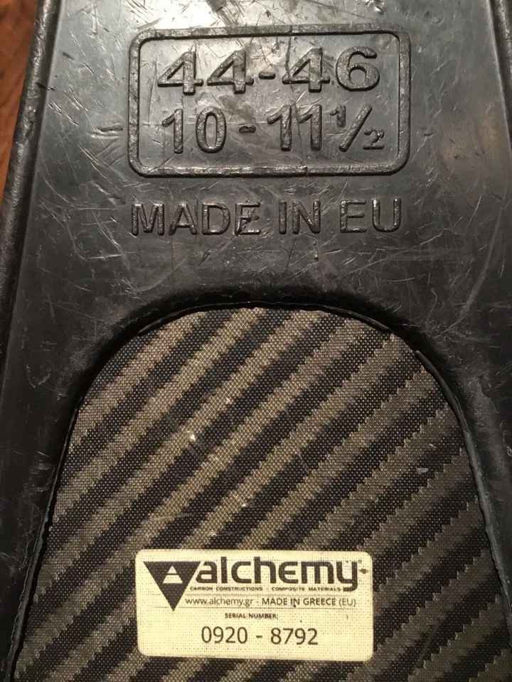 Aletas de carbono para apnea/pesca submarina Alchemy S Foto 3 de 3