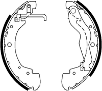 ATE Bremsbackensatz Mit Hebel Hinten (03.0137-0256.2) FüR VW Transporter T4 |