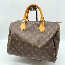 Borsa Louis Vuitton Boston Speedy 30 marrone monogramma borsa a mano M41526 TH1011 originale