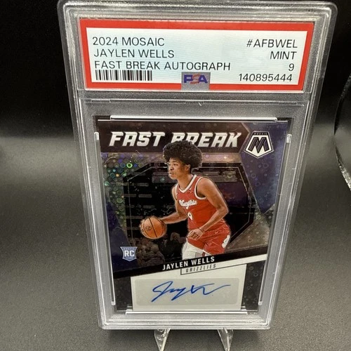 2024-25 Panini Mosaic - Autographs Fast Break Jaylen Wells