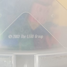 Lego Quatro 5357 Large Chunky Bricks 50 pc with Storage Tub & Play Lid