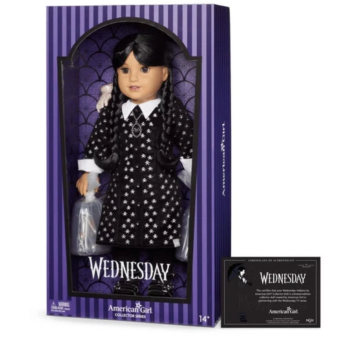 American Girl Wednesday Addams by American Girl Collector DOLL NEW