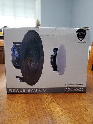 Beale Street IC6-BSC 6.5'' In-Ceiling 2-Way Speaker White Open Box