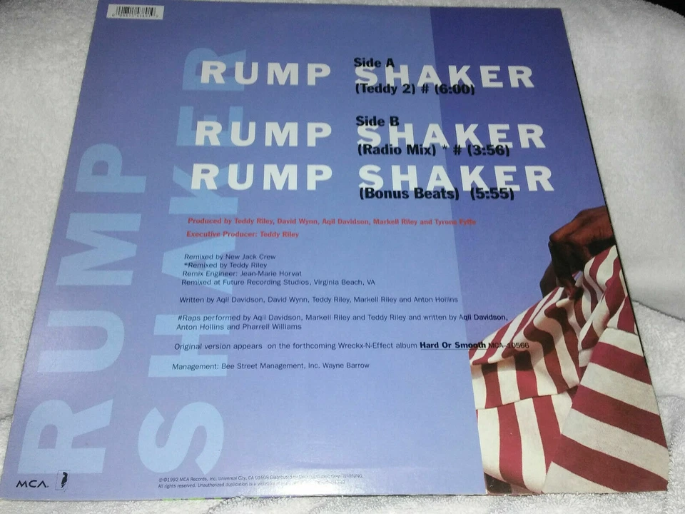 Wreckx n Effect- Rump Shaker 12" remix LP Foto 2 de 3