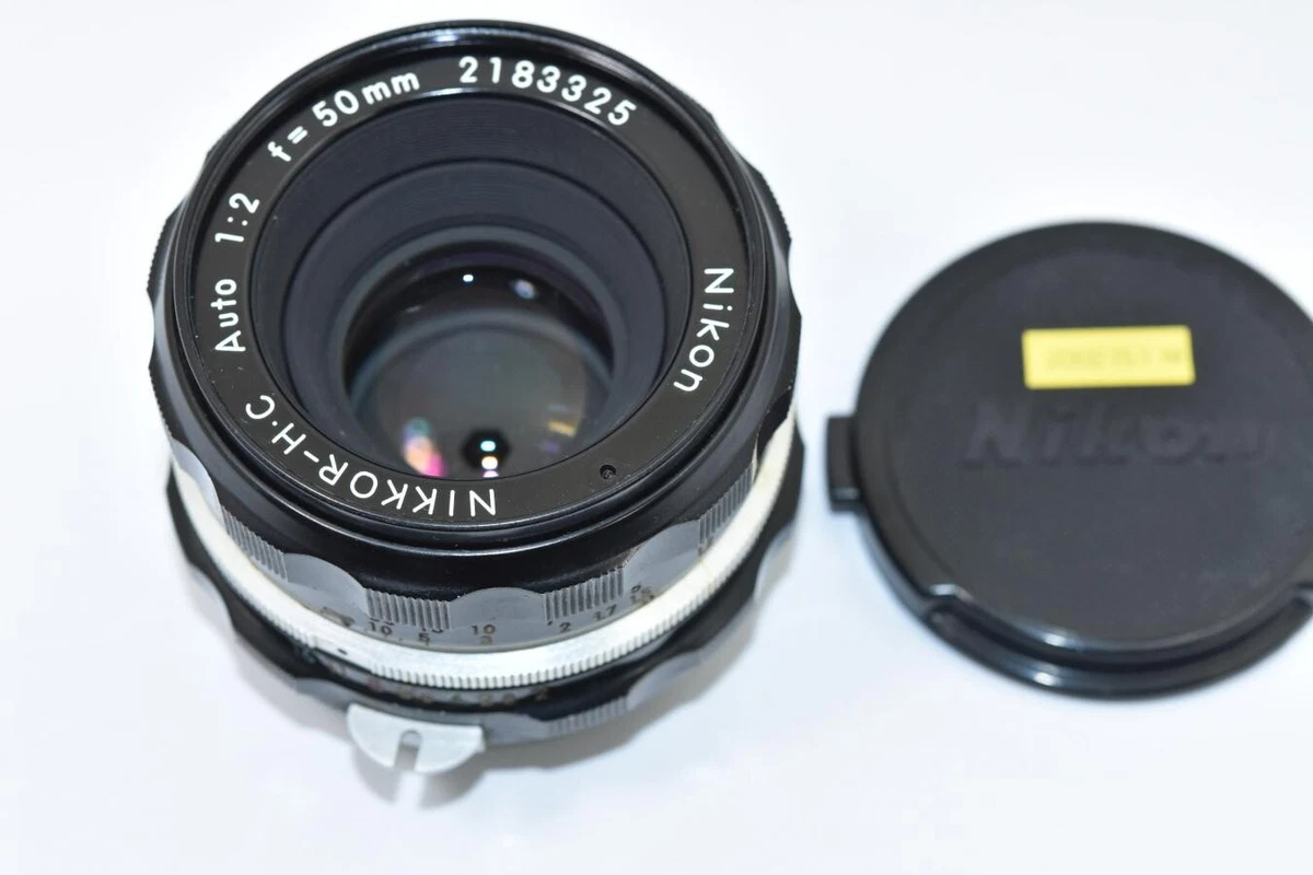 VERY GOOD NIKON Camera Lens Nikkor-H / C Auto 50mm F2 USED | eBay
