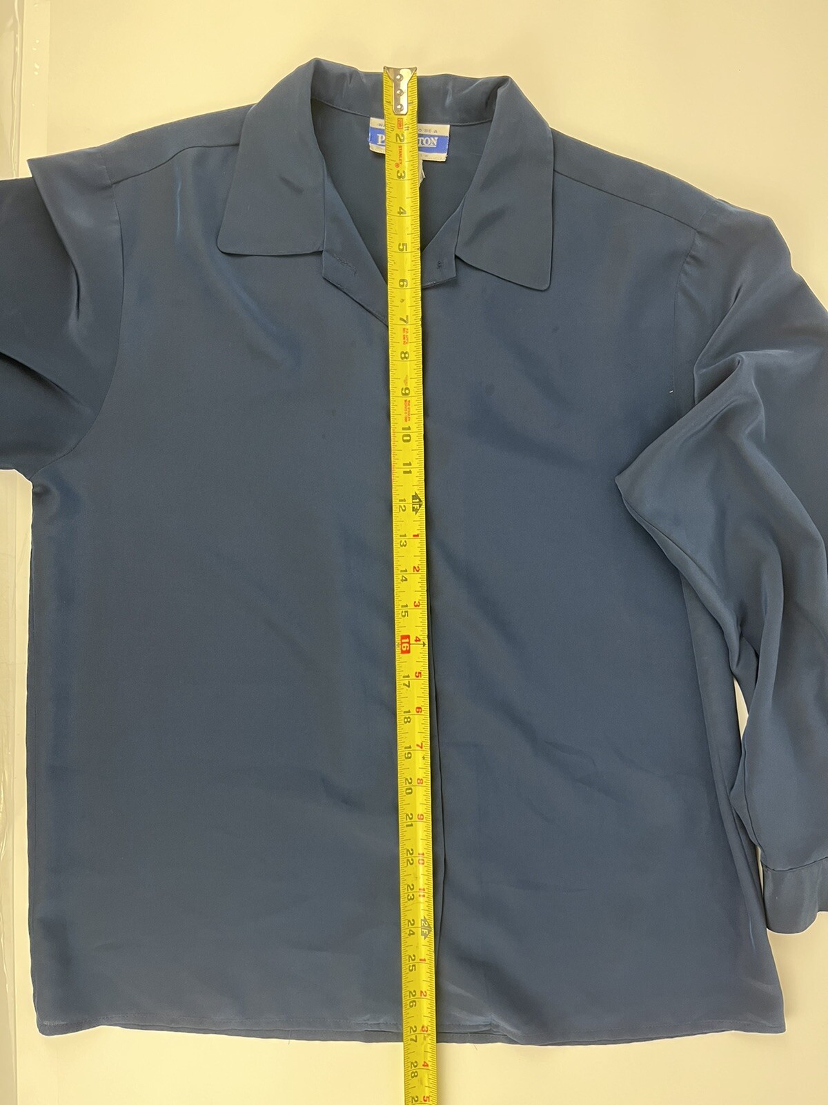 Pendleton Women's Blue Button Down Long Sleeve To… - image 8