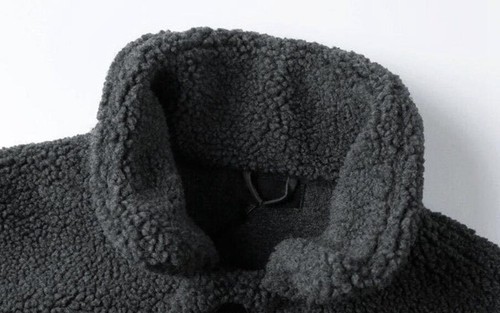 Winter Fleece Jackets Mens Coat Jacket UK Outerwear Teddy Bear Fluffy Coat Warm - Picture 3 of 13