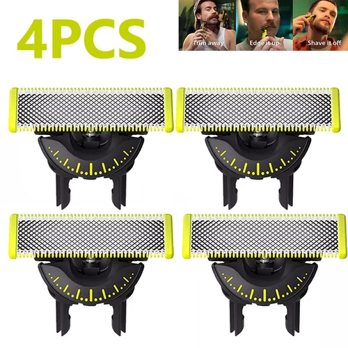 4PCS For Philips Norelco OneBlade 360° Blade Replacement Shaving Heads For QP