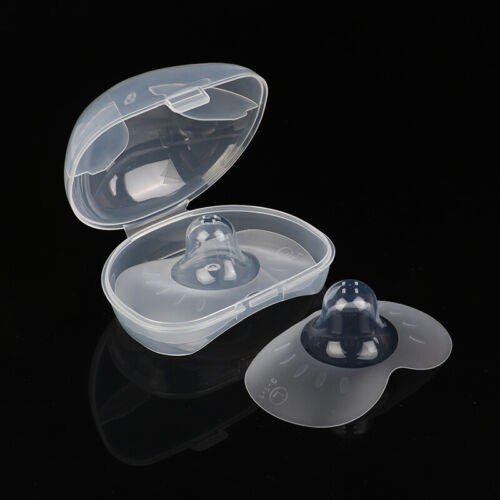 2 Stck. Silikon Brustwarzenschutz Brustwarzenschutz Abdeckung mit klarem Tragen C&cx - Bild 1 von 14