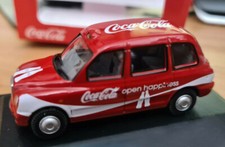 TAX4 London Taxi Taxi London Coca Cola 1/76 Scale - Oxford 76TX4008CC - New