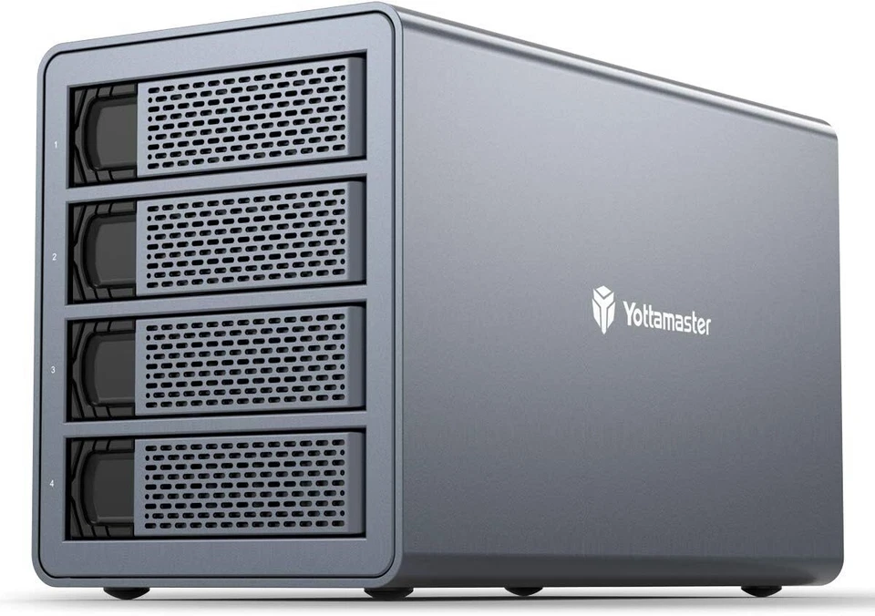 USB3.0 2/4/5 Fach Festplattengehäuse Ghäuse für 2,5" 3,5" SATA HDD Aluminium DE - Bild 4 von 4