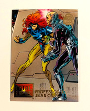 Jean Grey Professor X Fleer Marvel Trading Card # 18 1994 X-Men Fatal Attraction