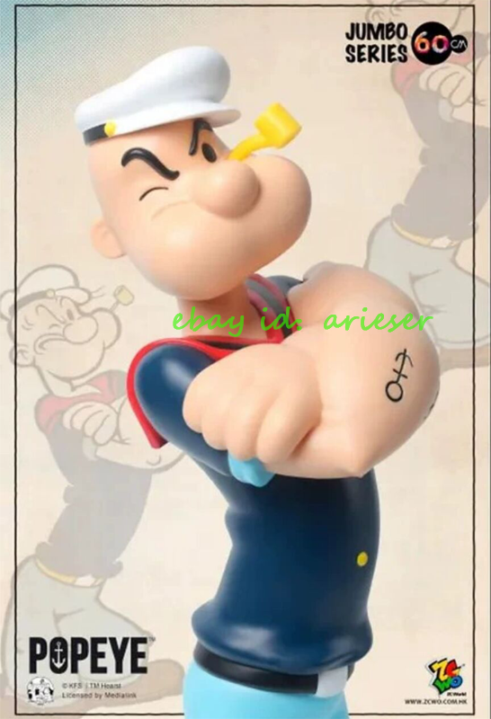 Zcwo Popeye Jumbo Series The 90th Anniversary Retro Ver. Statue