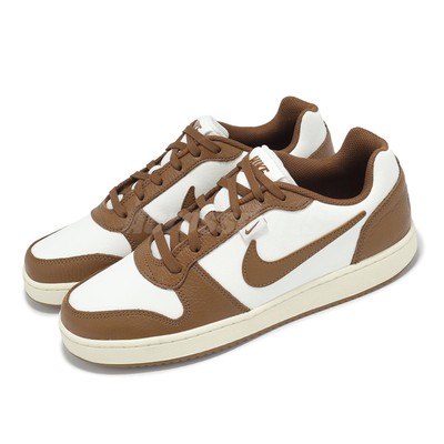 Nike Ebernon Low PREM Sail Light British Tan Men Casual Shoes Sneaker HV1797-121