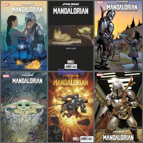 Star Wars The Mandalorian #4 Cover A B C D Variant Set or 1:25 1:50 Options 2022