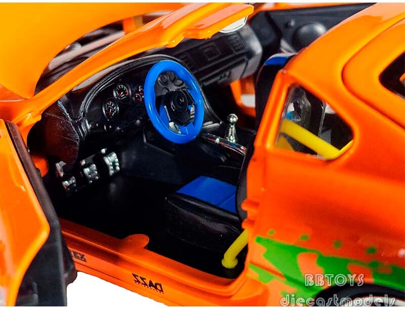 1:24 ワイスピ BRIAN&#39;S TOYOTA SUPRA ORANGE s-l400.jpg