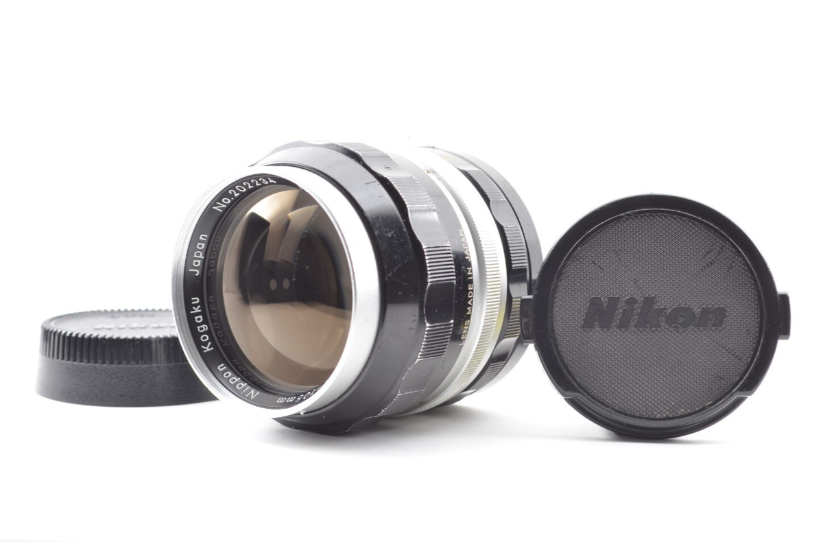 RARE!!!【Mint】Nikon NIKKOR-P Auto 105mm f/2.5 Non Ai Lens From