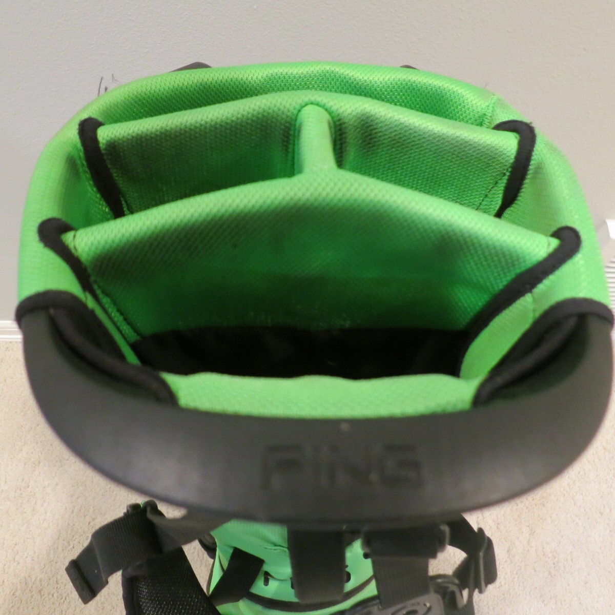 Ping Hoofer Prodi G 30" Junior Golf Stand Bag (Black/Green) Nice! Half