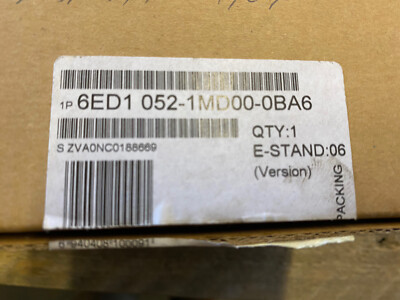 6ED1052-1MD00-0BA6 SIEMENS LOGO! 24RC, Logikmodul, Display PS/I/O: UC 24V/UC 24V